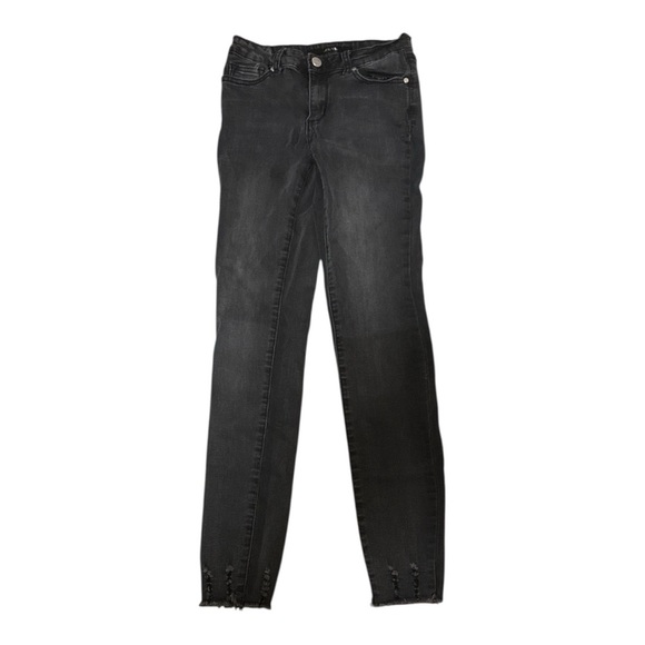 Joe's Jeans Black Distressed Ankle Jeans - Picture 2 of 5